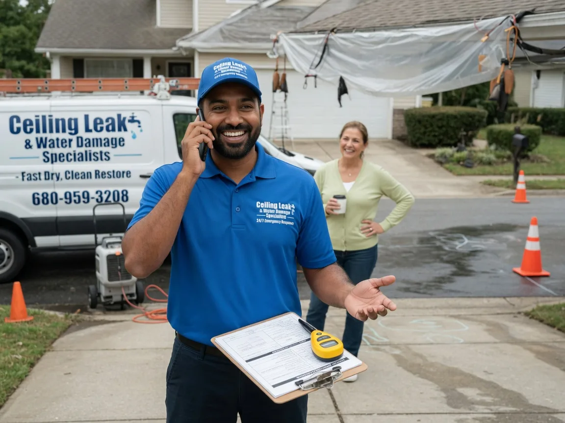 Ceiling Leak Cleanup North Royalton, OH FAQs